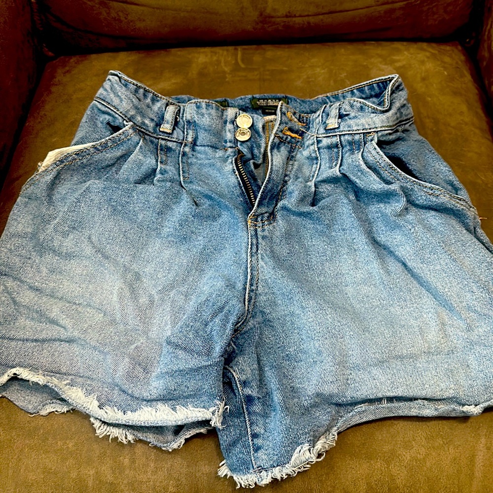 High Rise A-Line Shorts